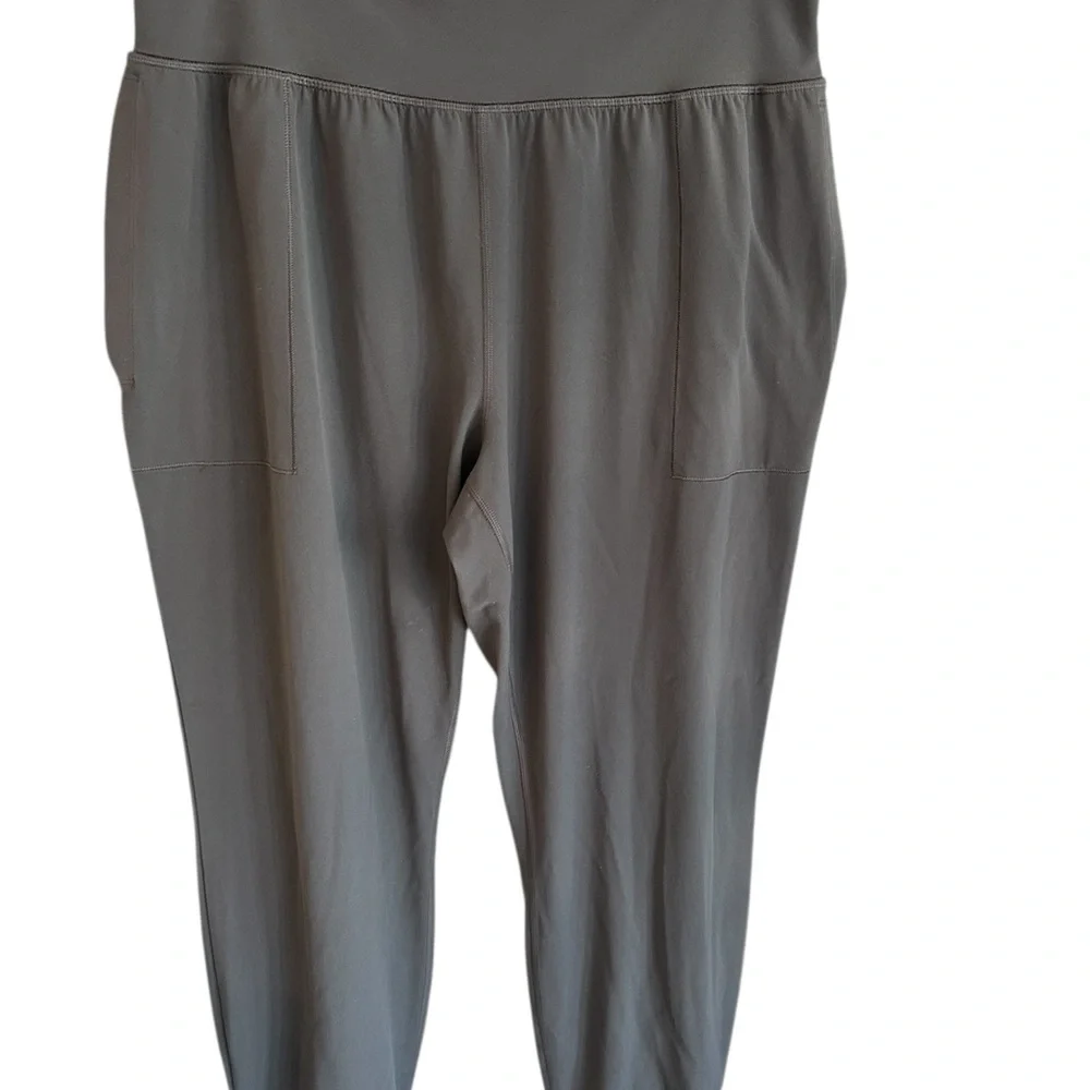 Athleta Salutation Sage/Gray Joggers with Banded Cuffs - Picture 6 of 9
